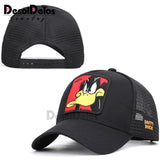 2019 Animals Cap Embroidery Mesh Baseball Cap Unisex Women Men Snapback Cap Dad Hat Summer Bone Adjustable Hip Hop Dad Gorras