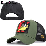 2019 Animals Cap Embroidery Mesh Baseball Cap Unisex Women Men Snapback Cap Dad Hat Summer Bone Adjustable Hip Hop Dad Gorras